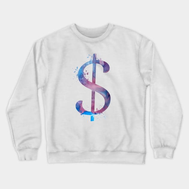 Dollar sign Crewneck Sweatshirt by TheJollyMarten